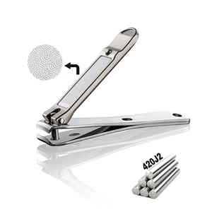 Coupe-ongles droit de haute qualité 17mm de large ouverture de la mâchoire métal acier Extra Large coupe-ongles meilleur outil de manucure par HexaCare - Product Image 4