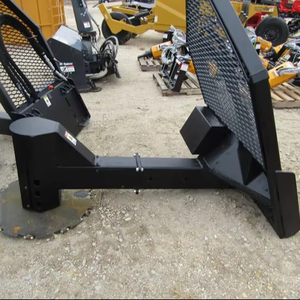 Nueva sierra para árboles giratoria de doble lama para cargadora compacta de dirección deslizante de la marca L Mfgs - Product Image 1