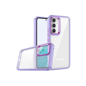 Coque en silicone ASMA Flora Premium Lilac pour Samsung Galaxy A34, coque de protection pour A17 A24 5G, matériau en silicone souple - Product Image 1
