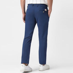 Pierna recta diseñada Outclass Looking Best Men Chinos Pantalones Cordón Adjunto Bolsillo pantalones de hombre recto curvo a rayas - Product Image 3