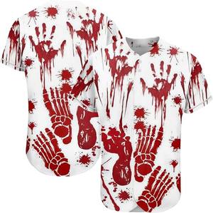 Maillot de softball sublimé personnalisé Logo de l'équipe à impression complète et numéros de joueur Commandes OEM en gros Bienvenue (quantité minimale de commande 20 pièces) - Product Image 2