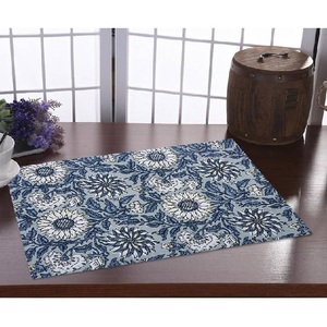 Heat-Resistant Linen Placemats Coasters Cutlery Set Non-Slip Waterproof Durable Customizable Dining Room Washable <b>Table</b> Mat Sets - Product Image 5