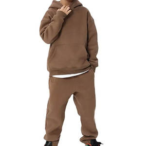 Venta al por mayor de chándales sudaderas para Mujeres Hombres chándal de gran tamaño con capucha y chándal - Product Image 6