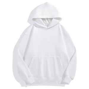 2025 haute qualité 100% coton fabricant sur mesure recadrée vierge bouffée imprimé pull sweat pull à capuche pour unisexe - Product Image 5