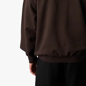 Custom Men's Winter Streetwear Hoodie <b>Thick</b> <b>Fleece</b> Pullover Eco-Friendly Regular Fit Comfortable Long Sleeve 340g Knitted Fabric - Product Image 6