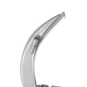 Ensemble de laryngoscopes professionnels en acier inoxydable durable, manuels, chirurgicaux ORL, réutilisables, avec lames à fibres optiques LED MOL - Product Image 4