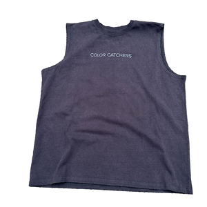 Chemises sans manches YTS personnalisées pour hommes, streetwear vintage, t-shirt sans manches teinté avec coupe ample, chemises sans manches - Product Image 1