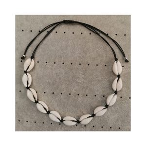 Pulsera de concha de mar de tendencia caliente estilo bohemio precio barato verano Vibe concha de mar natural trenzada pulsera de concha de mar más barata - Product Image 3