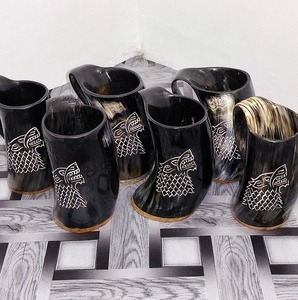 Taza de cuerno para beber vikingo de la mejor calidad para fiesta y taza divertida Taza de cuerno personalizada para hotel en casa y restaurante de India - Product Image 2