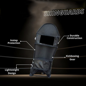 Muay Thai MMA Artes marciales Patadas Sparring Equipo de entrenamiento Espinilleras Venta caliente Espinilleras de cuero real de alta calidad personalizadas - Product Image 2