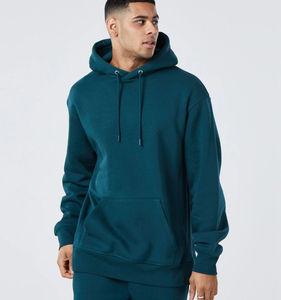 Custom Men's Heavy Weight Designer <b>Hoodies</b> 100% Cotton Brushed Fleece Winter ODM Hoodie Sweatpants Set with Custom Logo - Product Image 4
