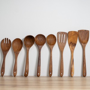 Utensil tool for kitchen <b>wooden</b> handled <b>spatulas</b> wood <b>spatula</b> for blending stirring food ingredients - Product Image 6