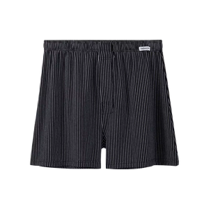 Vente en gros de sous-vêtements en coton à taille élastique pour hommes, caleçon respirant et confortable à carreaux, caleçon tissé pour hommes - Product Image 4