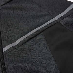 Sudadera con capucha 100% algodón con cremallera, corte holgado, para invierno, con bordado 3D, teñido anudado, lavado a la piedra, estampado digital de patrón sólido y logo frontal. - Product Image 5