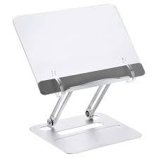 Innovador soporte de mesa giratorio transparente plegable ajustable moderno: una solución versátil de oficina en casa para libros y computadoras portátiles - Product Image 3