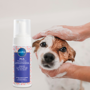 Parfum longue durée avec fragrance suisse pour chat et chien, shampoing moussant sans rinçage Pawlene Pax, sans parabènes ni colorants - Product Image 1