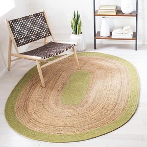 Hermosa alfombra trenzada de yute 4x4 pies Todos Los tamaños disponibles Ahora alfombras de cáñamo Alfombras tejidas a mano hechas a mano para sala de estar - Product Image 3