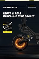 EU-US-UK-Lagerbestand: OOTD T10 Pro Schnelle Elektroroller Faltbarer Offroad E-Scooter Trotinette Électrique Skateboard Elektrisch für Erwachsene