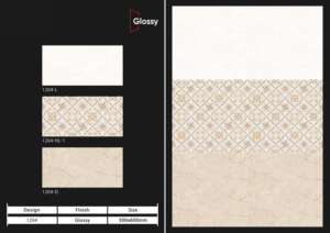 Azulejos de cerámica para pared de 300x600 mm, diseño expresivo, para baño y cocina, acabado brillante o mate, superficie con efecto de azúcar tallado, diseño de pared interior de lujo. - Product Image 4