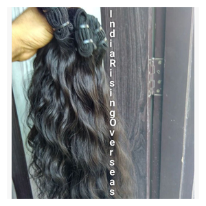 Extensiones de cabello baratas, sin procesar, ondulado natural, indio, humano, virgen, sin procesar, sin enredos, alineadas, la mejor oferta - Product Image 2