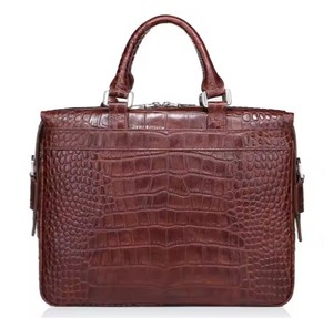 Élégant et durable pour sacoche en cuir véritable gaufré pour homme Sac d'affaires de luxe Accessoire de mode Personnalisé 1500g - Product Image 4