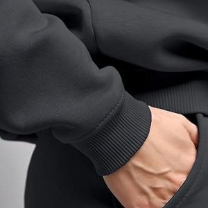 Personnalisable Hommes Femmes Casual Hoodie Zipper Solid Color Pullover Sweatshirt Street Personality Logo Top for DIY Custom Gifts - Product Image 3