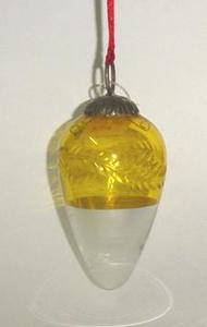 Adornos de vidrio colgantes hechos a mano, adornos de vidrio personalizados, adornos de terciopelo, decoración de Navidad americana - Product Image 6