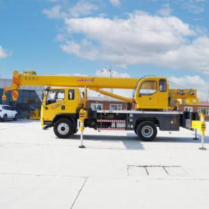 Peralatan konstruksi 10 Ton teleskopik hidrolik, truk derek bagian atas derek - Product Image 5