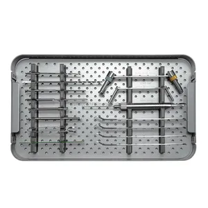 Ensemble d'instruments chirurgicaux orthopédiques Weitlaner Gelpi pour la thyroïde, la compression veineuse, instruments chirurgicaux pointus, 10 pièces, rétracteurs en acier, manuel vétérinaire, CE - Product Image 4