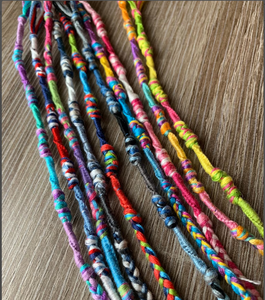 Skinny <b>Bracelet</b>/Anklet, Woven <b>Bracelet</b> <b>String</b> - Trendy - *CUSTOMIZABLE* - Product Image 2