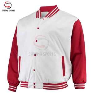 Vestes de baseball de haute qualité pour hommes, personnalisées et imprimées sur mesure, avec patchs en chenille, vente en gros - Product Image 2