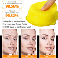 MOIKA Bio Curcuma Acide Kojique Nettoyant Visage Pads Échantillon Taille Marque Privée pour la Peau Lingettes Nettoyantes au Curcuma en Gros