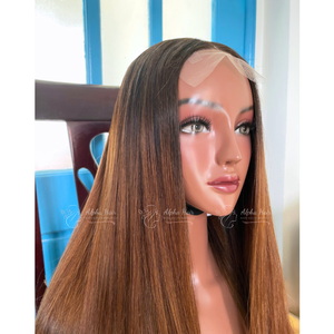 Perruques de cheveux humains vietnamiens vierges, lisses et magnifiques, livraison rapide, extensions de cheveux humains avec dentelle frontale, cuticules intactes - Product Image 1