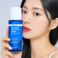 Tonique liquide coréen hydratant au collagène + peptides d'acide hyaluronique, hydratation intense, rajeunissement, anti-âge, raffermissant, lotion pour le visage