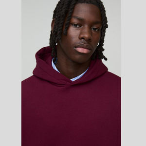 Venta al por mayor de alta calidad de lujo 420gsm polar 100% algodón sudaderas con capucha de gran tamaño personalizado hombro caído sudadera bordada - Product Image 3