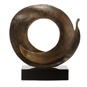 Sculpture d'art minimaliste Style européen Articles de table décoratifs Creative Luxury Abstract Hotel Decor Metal Ornaments - Product Image 3