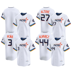 NUEVA Camiseta de Béisbol 2025 para Hombre y Mujer, Jersey de los Houston City Connect, Uniformes Personalizados con Logos Bordados y Cosidos, Color Blanco - Product Image 1