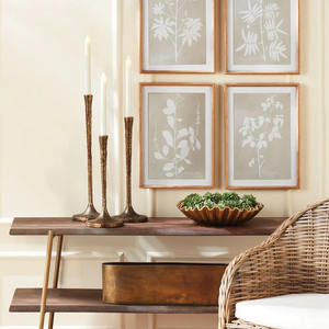 Candelabro cónico de Metal creativo Simple acabado dorado para decoración de hogar y boda candelabros de 22 mm - Product Image 6