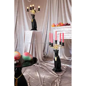 Porte-bougie de luxe fait main pour la décoration festive de la maison, porte-bougie moderne en métal de luxe pour une décoration intérieure haut de gamme, Zahid Exports - Product Image 4