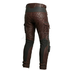 Pantalones de Motocicleta Unisex de Cuero, Duraderos, Transpirables y Cómodos, Personalizables al por Mayor, Servicio OEM, Diseño Seguro, Ajuste Ajustable para Todos - Product Image 4