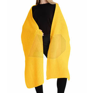 Écharpes modernes en tricot pour femmes, longues, 100% laine, légères, confortables, respirantes, adaptées aux voyages d'hiver, à porter au quotidien - Product Image 5