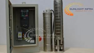 Bomba Sumergible Solar de Alta Eficiencia y Alta Presión de 10 HP y 160V CA para Riego Agrícola y Elevación de Agua en Pozos Profundos - Product Image 2