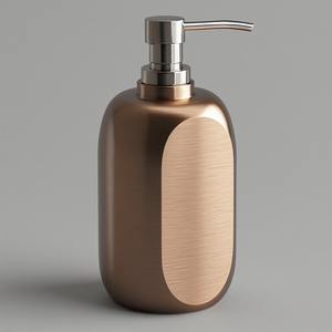 Distributeur de savon de salle de bain en acier inoxydable élégant pour les intérieurs modernes et luxueux, offrant une forme agréable, une finition durable et lisse - Product Image 4