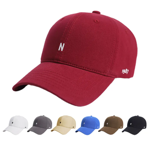 Casquette de Baseball 5 panneaux de haute qualité pour hommes réglable Strapback lavage à l'acide plaine chapeau sportif personnalisé broderie Logo en détresse - Product Image 1