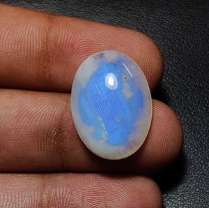 Vente en gros exclusive 100% naturel arc-en-ciel pierre de lune Cabochon mélange forme pierre précieuse bleu feu pierre de lune mélange taille Cabochon - Product Image 4