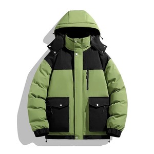 Chaqueta acolchada con capucha para hombre de calidad superior Chaqueta informal con cremallera OEM elegante Fabricante Nueva chaqueta de invierno de diseño penal - Product Image 5