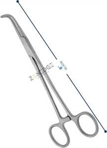 Fórceps hemostáticos de acero inoxidable, abrazadera pedicular para riñón, 18/20/13, 8/24 cm, pinzas arteriales, abrazaderas de bloqueo, herramienta de belleza, 1 Uds. - Product Image 3