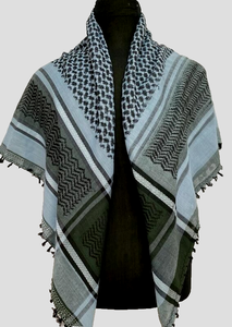 Premium Shemagh Arafat Yashmagh Keffiah palestino Ghutrah Rumal chales cabeza engranaje árabe cabeza bufandas para hombres con borlas - Product Image 2