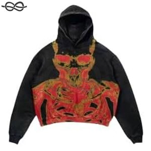 Venta al por mayor personalizado de gran tamaño de moda humo Vintage pesado para hombre ácido lavado con capucha con bolsillo fabricante de fábrica - Product Image 1