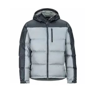 Chaqueta acolchada con logotipo personalizado para hombre, abrigo cálido, impermeable, Polar, a prueba de viento, acolchada, de burbujas, para invierno